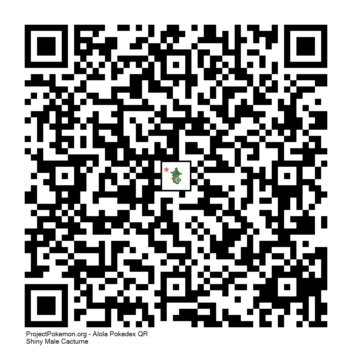 Cdigo QR de Cacturne variocolor